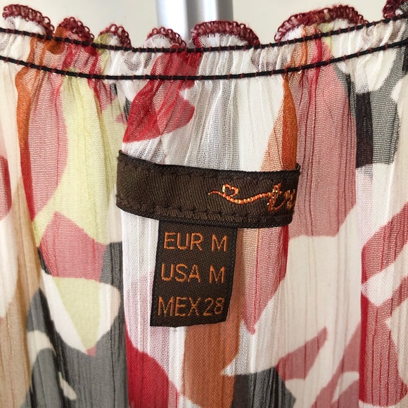 Sheer multi colored Zara (trf) dress - Picture 4 of 4